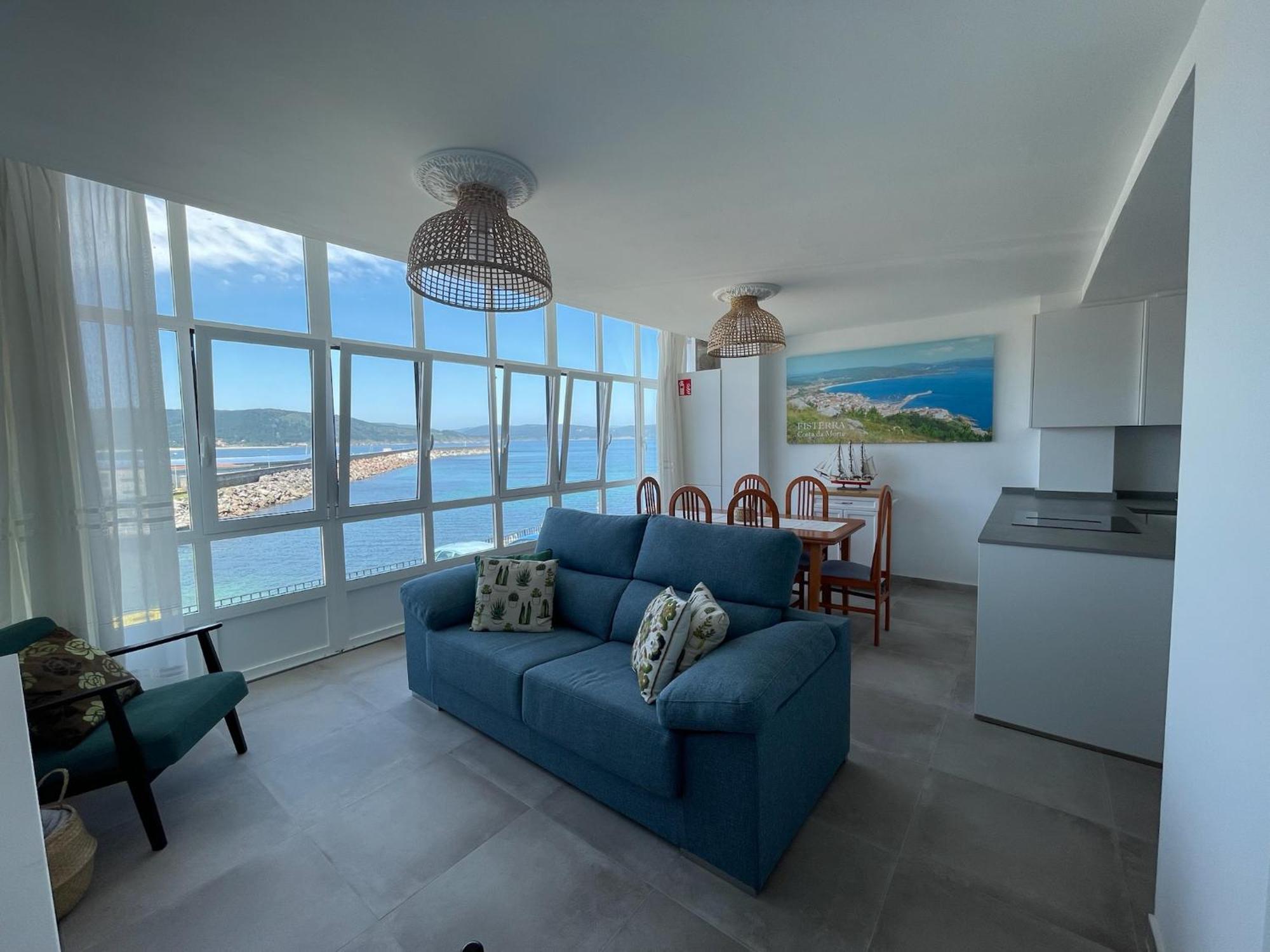 Mirador Playa Ribeira - Fisterra 아파트 외부 사진